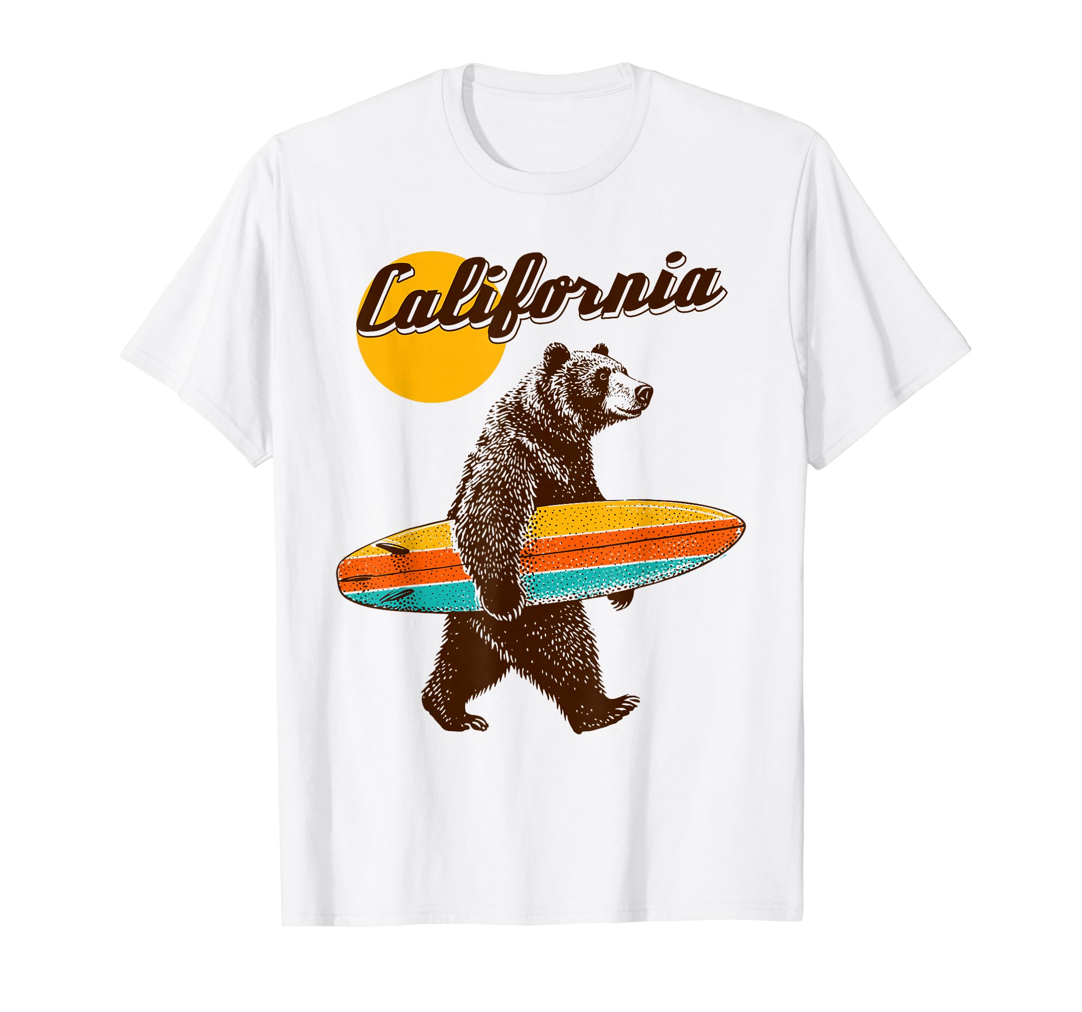 Amazon | カリフォルニア サーフ ベア レトロ, サーフ ライフ, ビーチ
